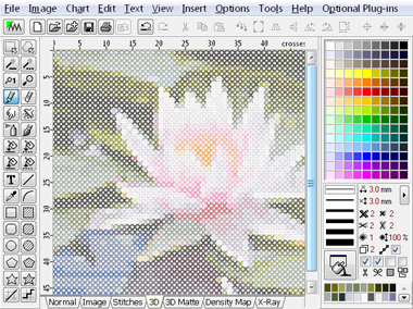 Machine Embroidery Density Chart