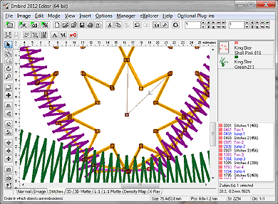 Embird Editor Snapshot