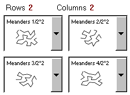 Multiple motifs within single fill