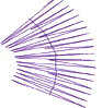 Auto shortening of stitches in curves