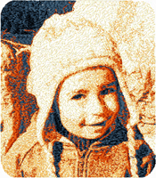 Sfumato portrait with user-defined shades