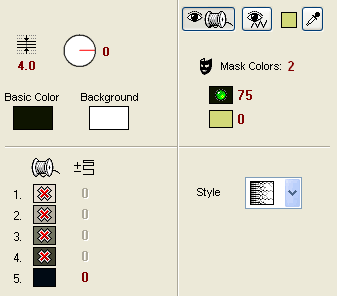 Sfumato Stitch - mask settings