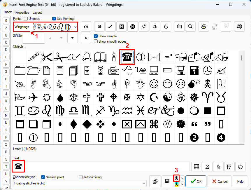 Insert clipart as BW image
