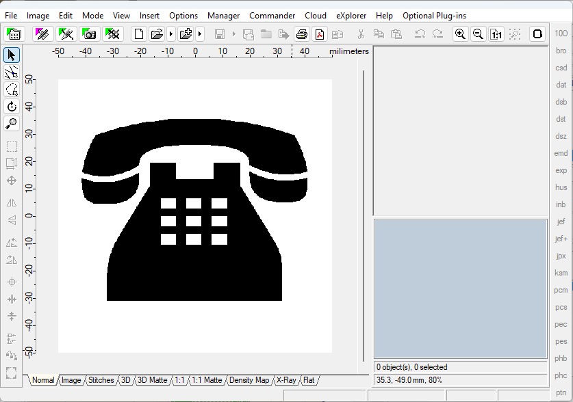 Background image is inserted into Editor