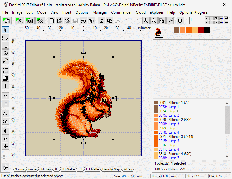 Embird Embroidery Software Fill Closed Contours (advanced)
