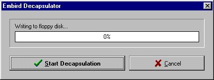 Embird Tutorial - Decapsulation of Floppy Disk