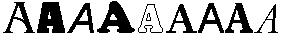 Common Fonts - Attributes Mode