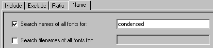 Font Name or File Name