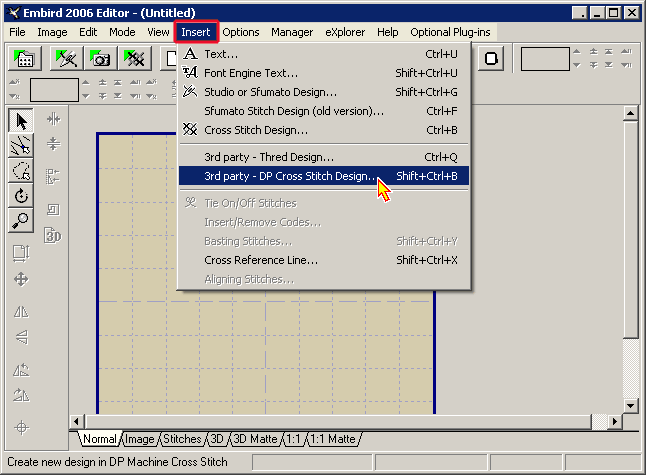 Embird Tutorial - Co-operation with DP Cross Stitch Software