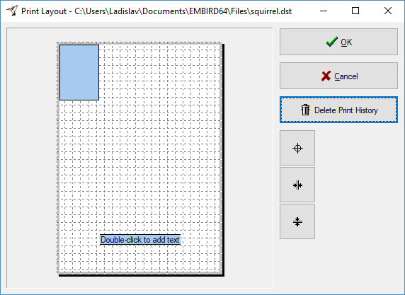 Print layout