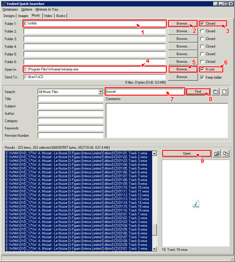 Embird Tutorial - Embird Quick Searcher