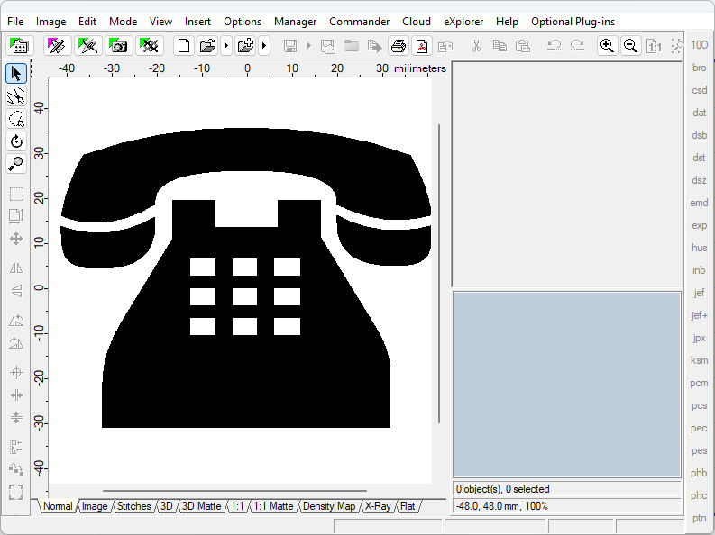 Open clipart-style image