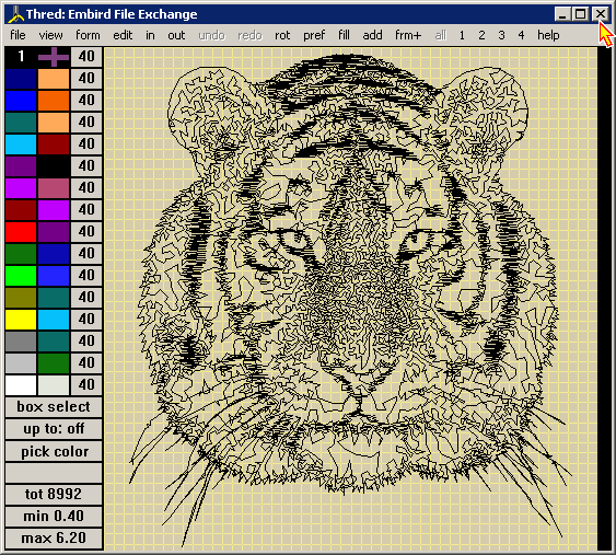 Embird Tutorial - Co-operation with Thred Digitizing Software