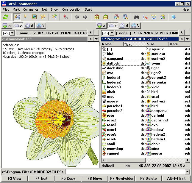 Embird Tutorial - Embird Quick Viewer