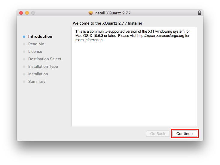 mac os install xquartz