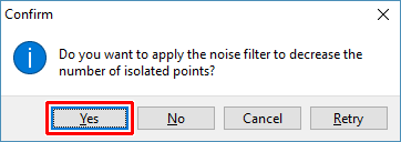 Apply noise filter?