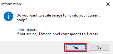Scale image to Work Area size