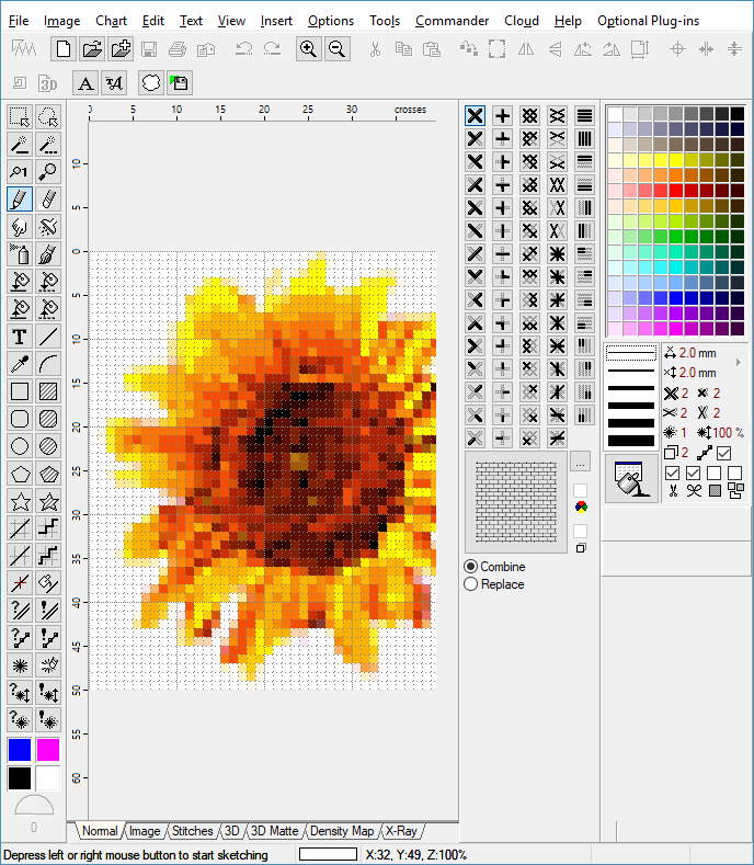 Imported scaled background image